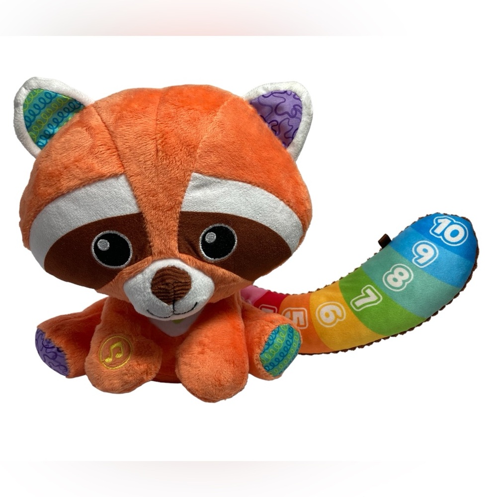 Leapfrog Colorful Counting Red Panda Educational Plush Sounds Lights Works video